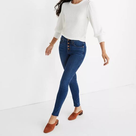 Madewell High-Rise Skinny Jeans Brinville Wash 23 - Picture 15 of 15